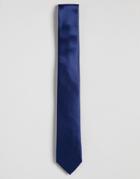 Gianni Feraud Plain Navy Tie - Navy