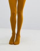 Gipsy 100 Denier Luxury Opaque Tights - Yellow