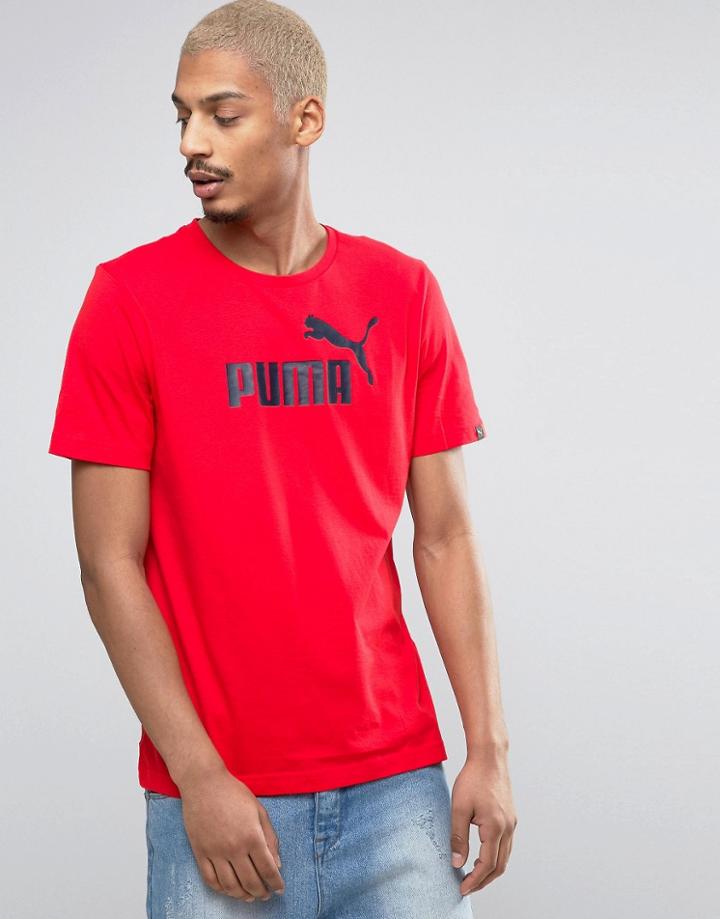 Puma No1 Logo T-shirt - Red