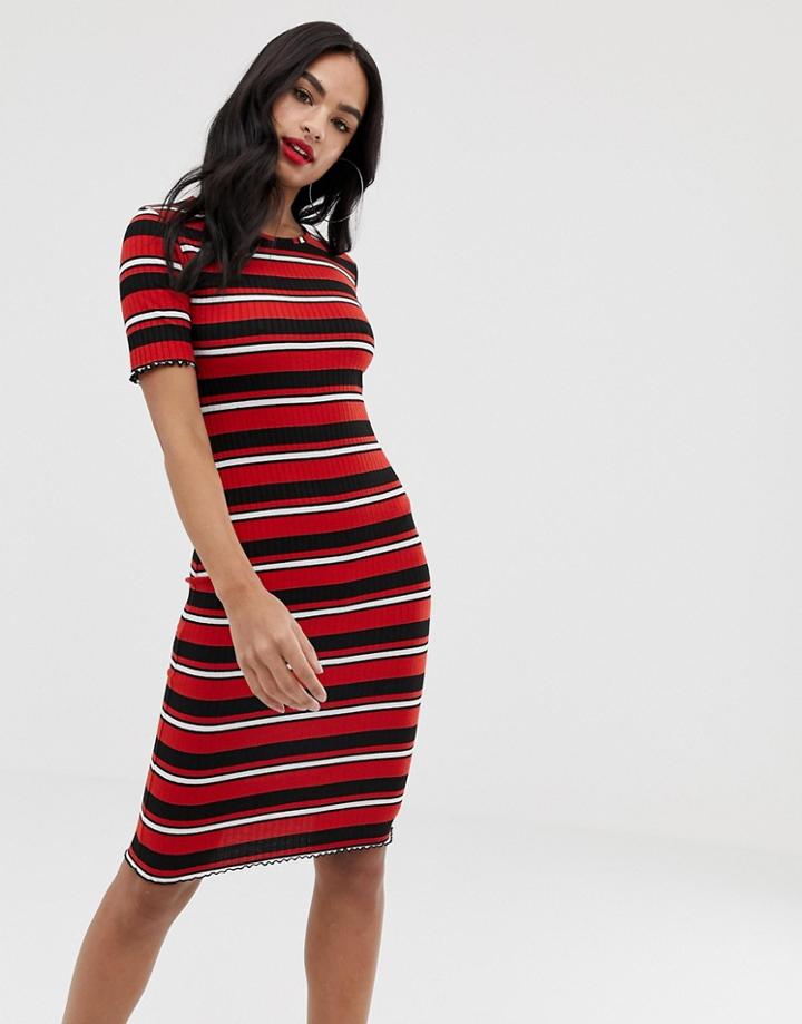Lipsy Stripe Knitted Dress - Multi