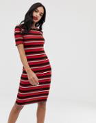 Lipsy Stripe Knitted Dress - Multi