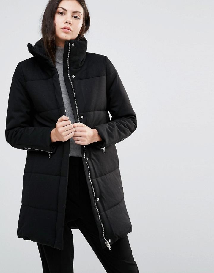 Minimum Fride Padded Coat - Black