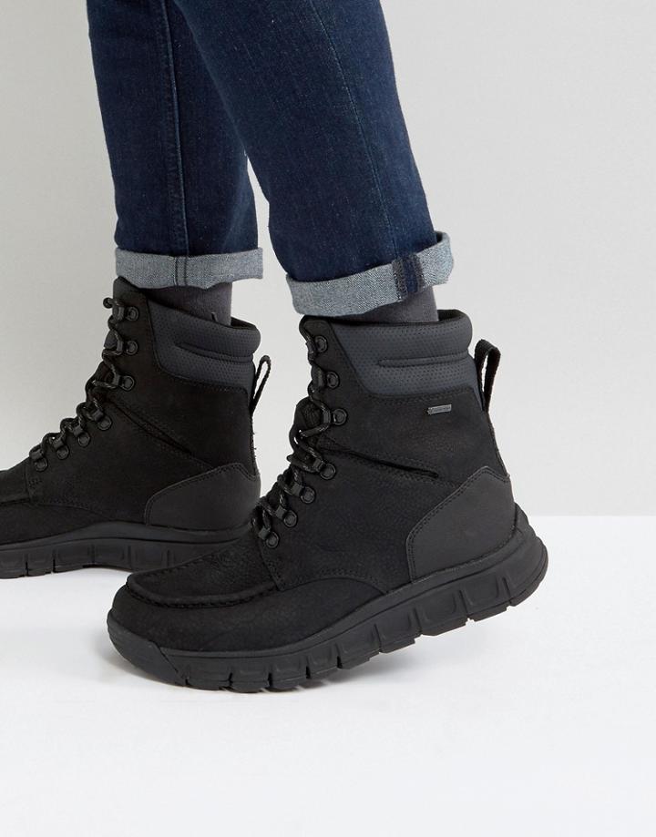 Clarks Edlund Hi Hiking Boots - Black