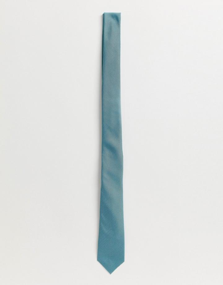 Asos Design Wedding Slim In Green - Green