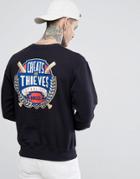 Cheats And Thieves Established Back Print Sweatshirt - Black