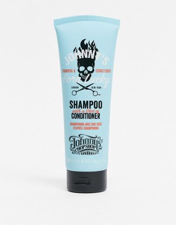 Johnny's Chop Shop Born Lucky Shampoo With Conditioner 8.4 Fl Oz-no Color