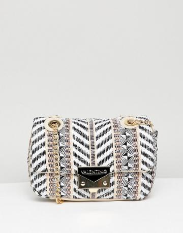 Valentino By Mario Valentino Woven Detail Cross Body Bag - Multi