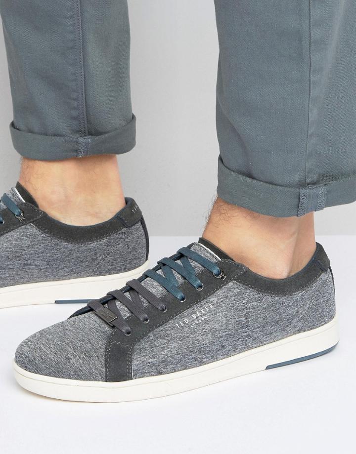 Ted Baker Minem Print Sneakers - Gray