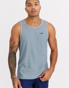 Vans Tank With Small Logo In Blue