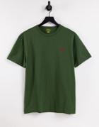 Polo Ralph Lauren Player Logo Classic Heavyweight T-shirt Oversized Fit In Army Green