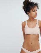 Billabong Ribbed Crop Bikini Top - Pink