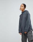 Adidas Originals Oversized Sweatshirt With Distressing In Dark Gray - Gray