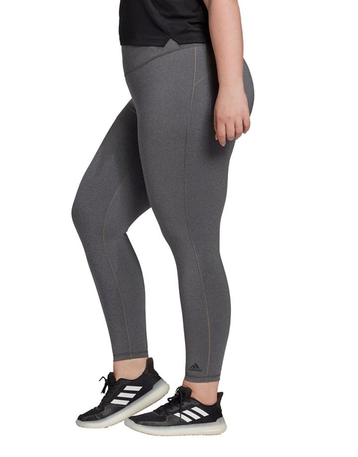 Adidas Training Leggings In Gray-grey