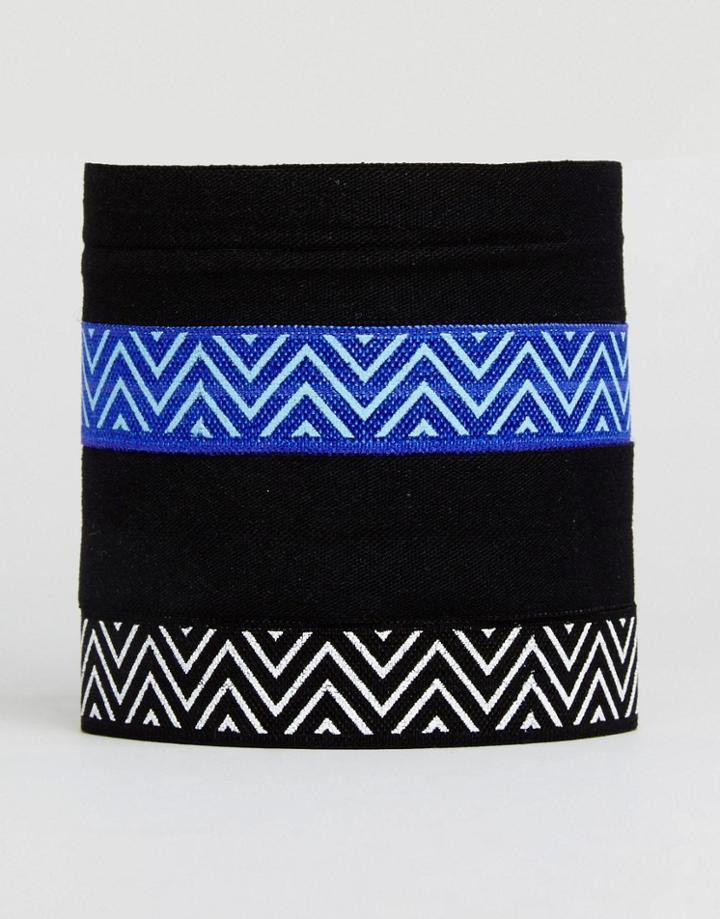 Asos Elasticated Bracelet Pack With Aztec Design - Multi