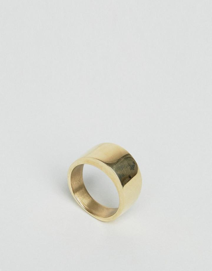 Made Circle Cast Ring - Gold