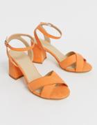 Truffle Collection Block Heel Sandals - Gray