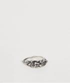 Reclaimed Vintage Inspired Ring With Battered Effect In Silver Exclusive At Asos