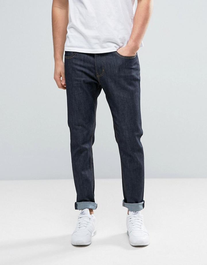 Threadbare Riley Skinny Fit Rinse Wash Jeans - Blue