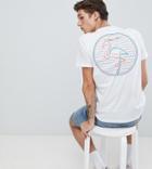 Friend Or Faux Tall Flamingo Back Print T-shirt - White