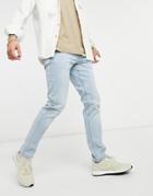 Only & Sons Jeans In Slim Fit Light Blue-blues