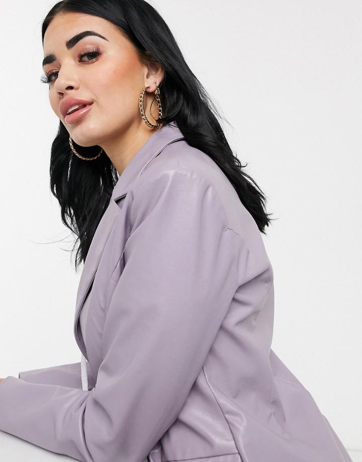 Asos Design Hoop Earrings In Curb Chain In Gold Tone