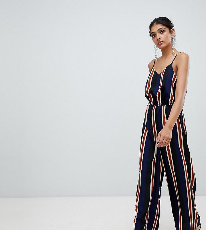 Y.a.s Tall Stripe Cami Jumpsuit-multi