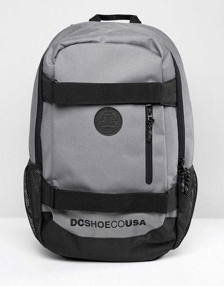 Dc Shoes Clocked Backpack In Gray - Gray