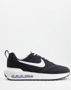 Nike Air Max Dawn Sneakers In Black/white