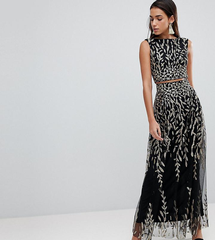 Lipsy Sequin Embellished Top - Black
