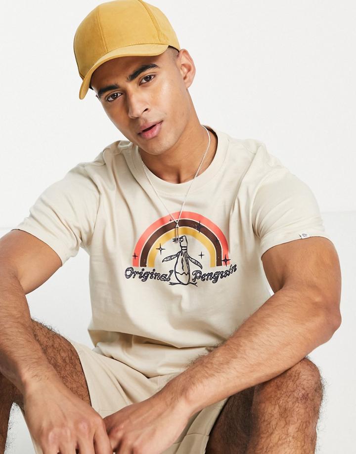 Original Penguin T-shirt In Off-white