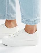 New Look Flatform Sneaker - White