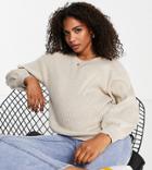 Cotton: On Maternity Pullover In Beige-neutral