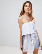 Surf Gypsy Tie Dye Tassel Beach Dress - Multi