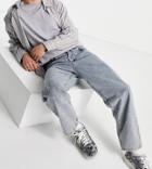 Collusion X014 90s Baggy Jeans In Stonewash Blue-blues