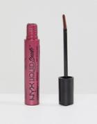 Nyx Professional Makeup Liquid Suede Matte Metallic Lipstick - Brown