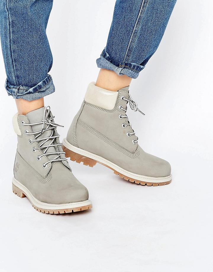 Timberland Silver Waterbuck 6 Premium Boot - Silver