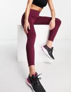 Hoxton Haus Seamless Gym Leggings In Deep Purple