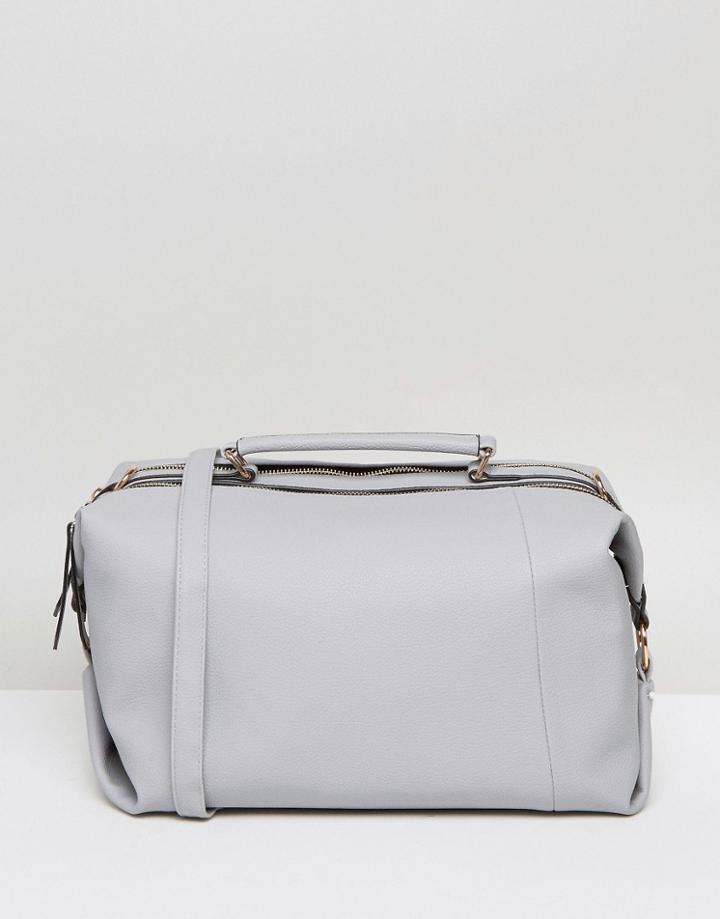 New Look Slouchy Bowler Bag - Blue