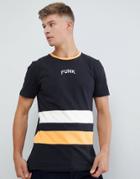 Produkt T-shirt With Sport Stripe - Navy