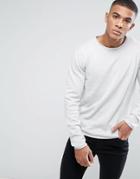 Bellfield Sweater With Raw Edges - Gray