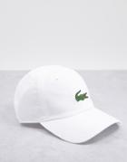 Lacoste Sport Logo Baseball Cap-white