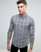 Another Influence Gray Check Shirt - Gray