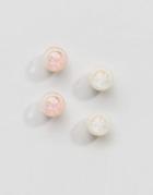 Asos Pack Of 2 Mini Treasure Ball Stud Earrings - Gold