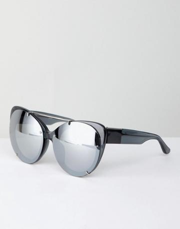 3.1 Phillip Lim Cat Eye Tinted Sunglasses - Silver