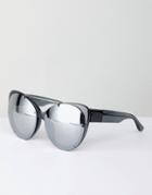 3.1 Phillip Lim Cat Eye Tinted Sunglasses - Silver