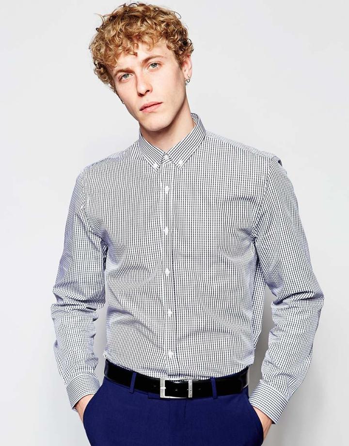Ben Sherman Check Shirt - Black