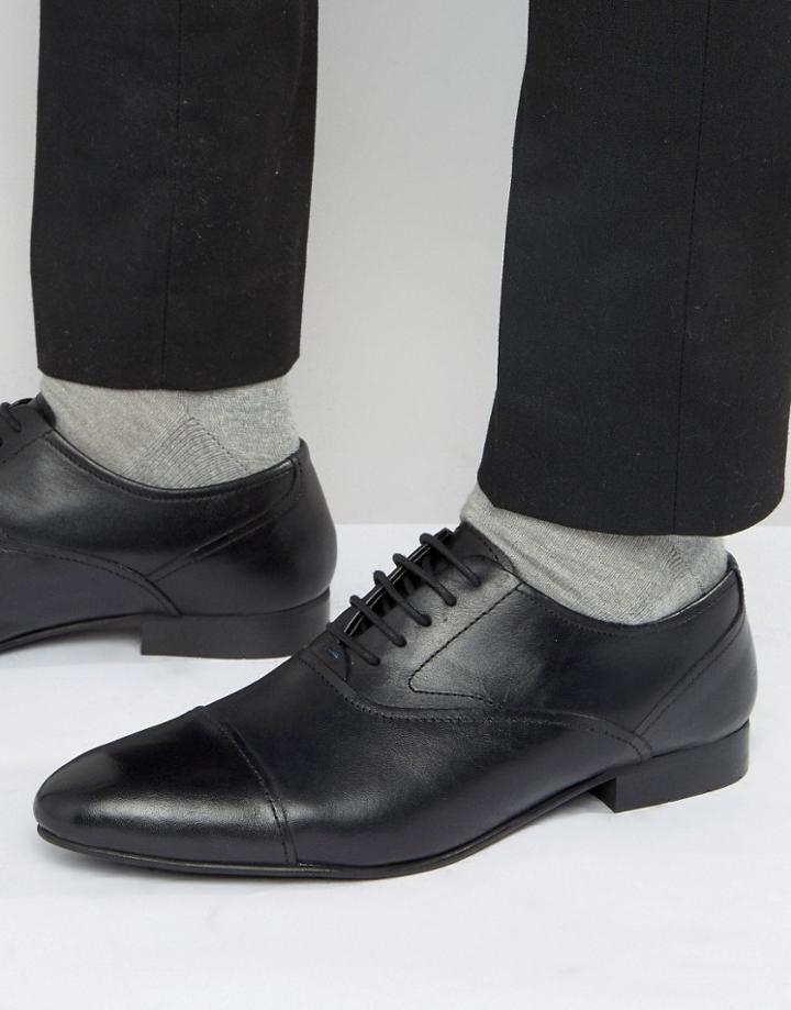 Kg Kurt Geiger Anthony Leather Oxford Shoes - Black