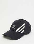 Adidas Originals Relaxed Sst Strapback Cap In Black