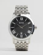 Hugo Boss Gentleman Stainless Steel Watch In Silver - Silver