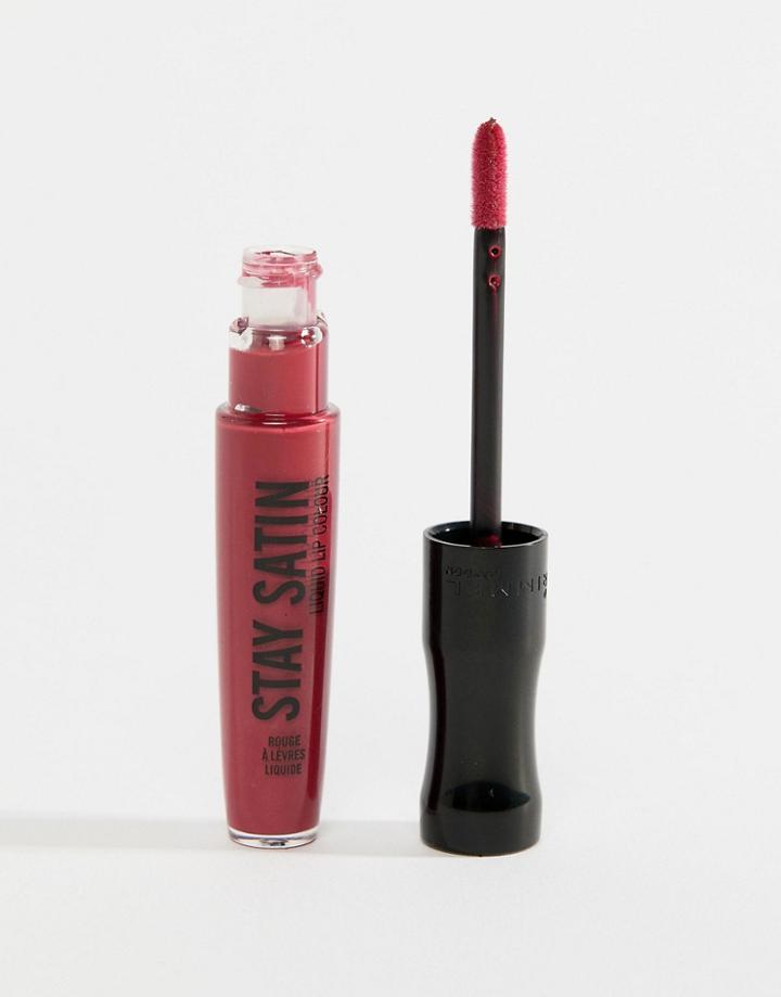 Rimmel Stay Satin Liquid Lip - Rad - Pink